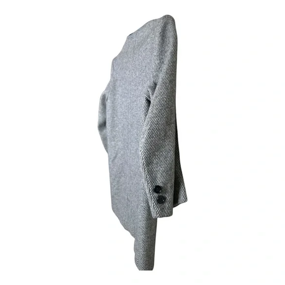 Liliputian Bazaar Best & Co Childs Coat Size 5 Navy Blue Wool Hooded Packets - Picture 3 of 13